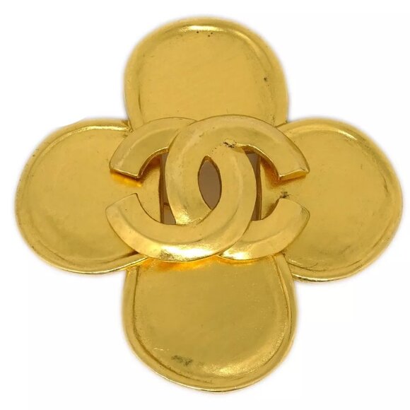 Chanel Brooch Pin Gold - Picture 1 of 4